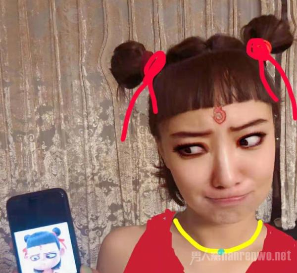 刘亦菲哪吒头造型惊艳 哪吒热映 众明星模仿谁更像？