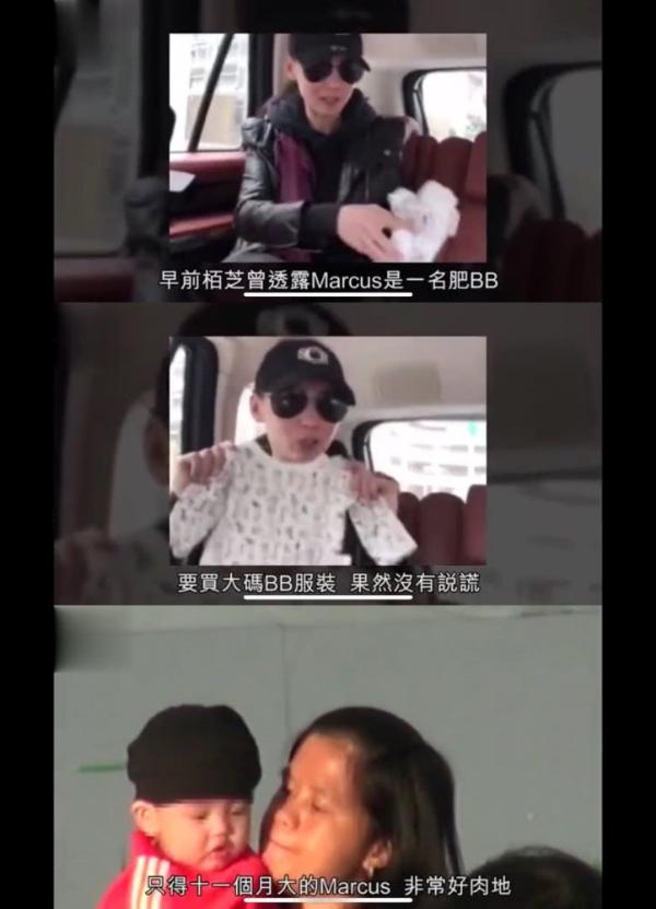 港媒曝张柏芝三胎儿子正面照 同二哥幼时超像