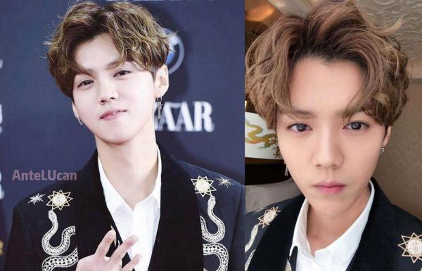 头发也可以用来宠粉：李成儒光头藏爱心 鹿晗留爱心刘海