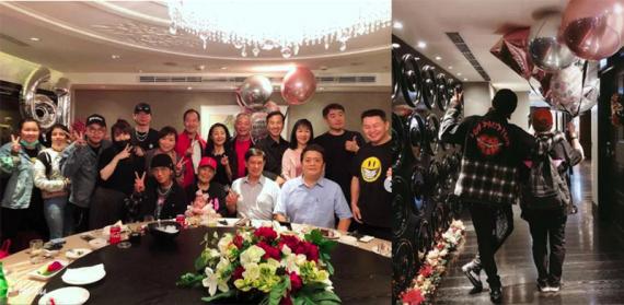 罗志祥组18人局为母庆生 穿母子装比耶心情超好