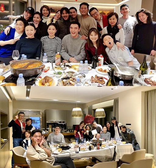 活跃于社交圈的富豪孔菁苹(孔孔)发布了在上海的聚会照,里面明星众多