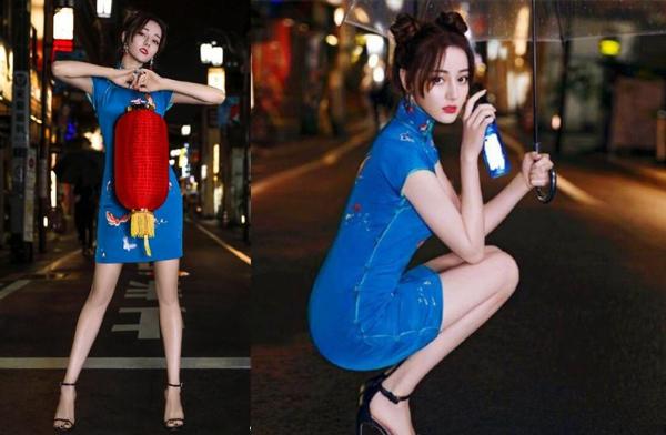 女星旗袍：佟丽娅好温婉 迪丽热巴曲线惹人羡慕