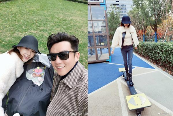 苗苗产后首晒一家三口合影 与郑恺带女儿外出放风