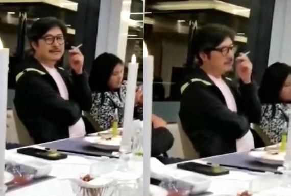 王岳伦带王诗龄聚餐未见李湘 在女儿旁抽烟引争议