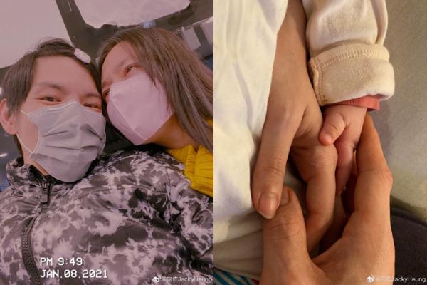 向佐郭碧婷女儿出生一百天 开心晒出一家三口牵手照