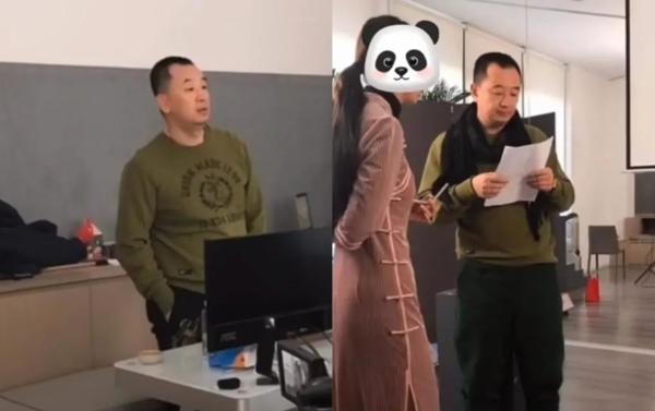 44岁黄海波近照曝光 挺肚腩教表演胖了不少
