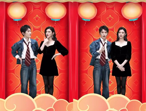 奚梦瑶穿黑丝亮相直播美腿抢镜 自曝为增重愿再生一个