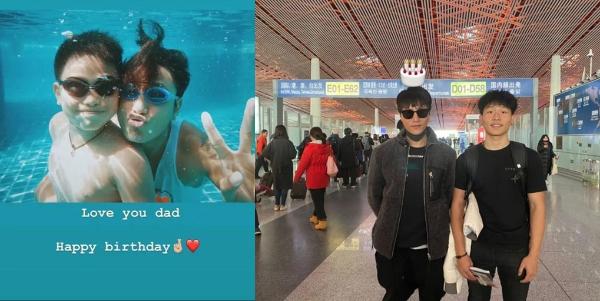 儿子陈尊佑0点晒照为陈坤庆生 感慨上次见面已是去年