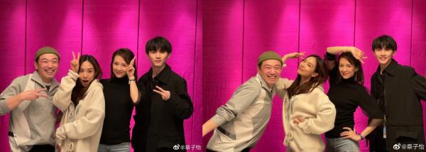 《我就是演员》周末冠军赛 章子怡晒与队员合照加油打气