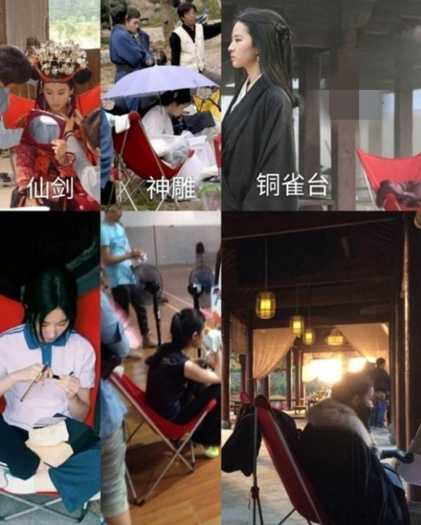 刘亦菲一把椅子用18年 还有10年的羽绒服，9年的围巾