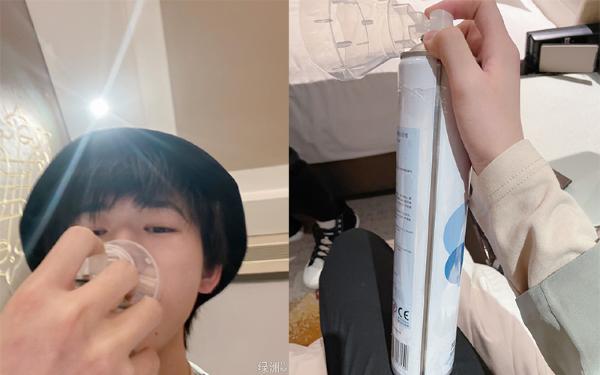王俊凯吸氧不忘拿手机自拍，白敬亭宋亚轩也真相了！