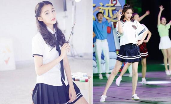 校园女神！女星换上水手服 甜美又清纯
