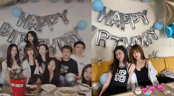 李嫣15岁生日轮番庆生 穿男友风球服被送玫瑰