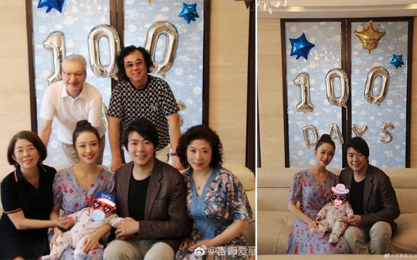 一家三口首次正面亮相！郎朗吉娜庆祝儿子出生100天