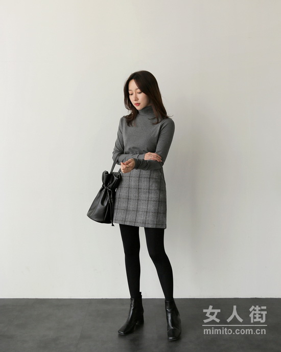 2018高领毛衣搭配 展现冬日优雅风格