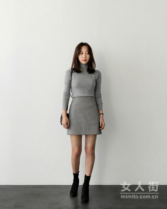 2018高领毛衣搭配 展现冬日优雅风格