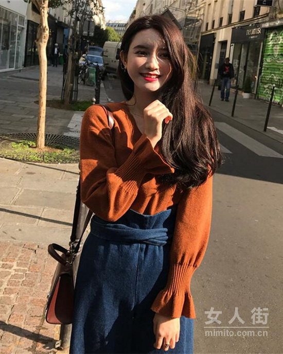 早春毛衣时髦搭配,学会穿出女王范