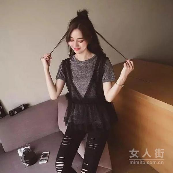 清新甜美上衣搭配,既百搭又时尚个性