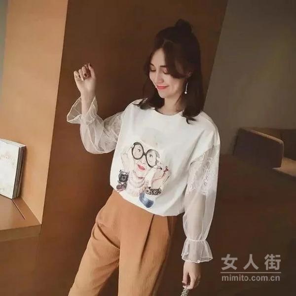 清新甜美上衣搭配,既百搭又时尚个性