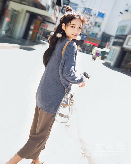 早春毛衣时髦搭配,学会穿出女王范
