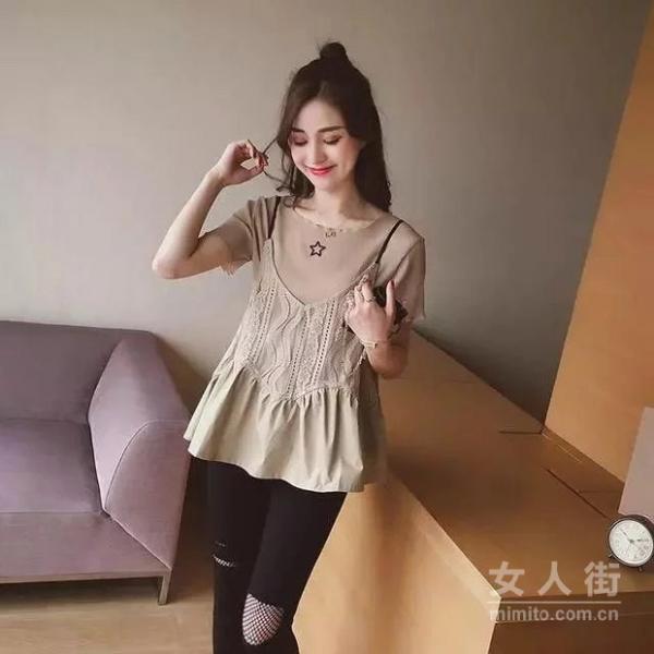 清新甜美上衣搭配,既百搭又时尚个性