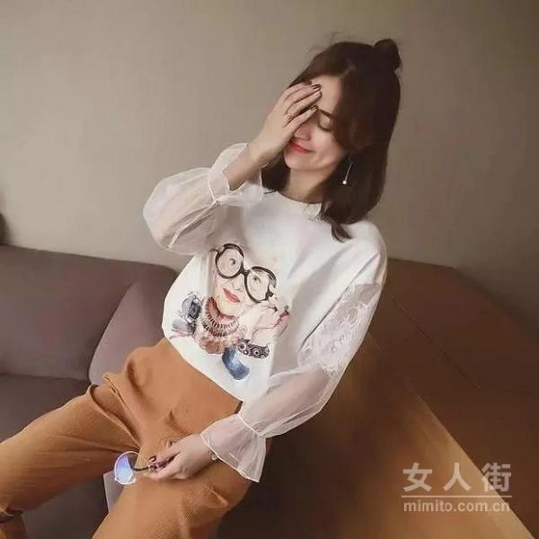 清新甜美上衣搭配,既百搭又时尚个性