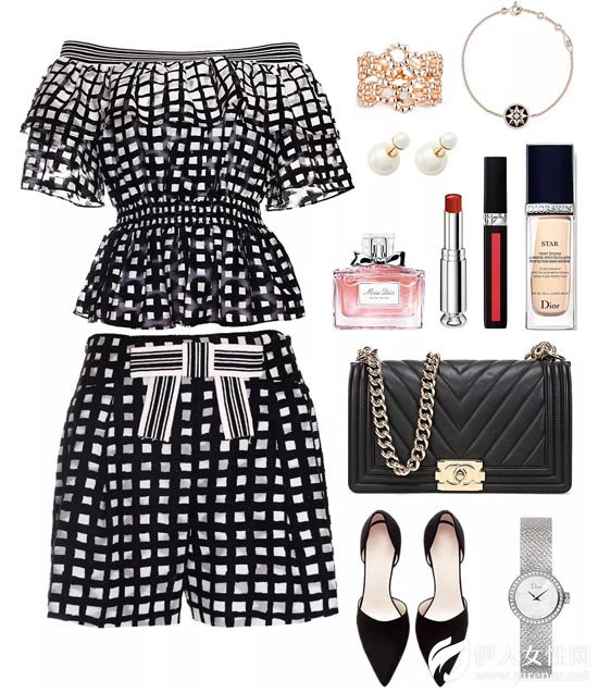 保时霓品牌女装新品 探索格纹世界的精致曼妙