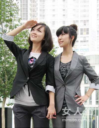 姐妺花热门推荐 初秋西装外套搭