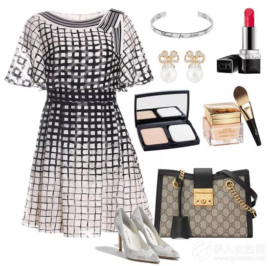 保时霓品牌女装新品 探索格纹世界的精致曼妙