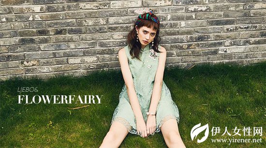 LIEBO裂帛 春夏新款如花之妖精一般一秒都不浪费的陷入花海