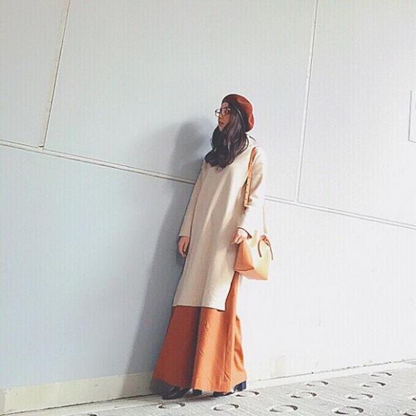 粗跟鞋搭阔腿裤，气场全开御姐范儿