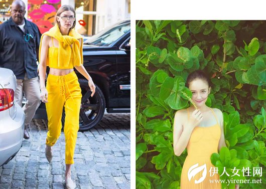 夏天穿黄色才是正经事 穿上莎斯莱思女装更甜美更有气质