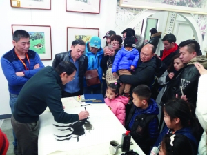 燕京书画社厂甸庙会玩出文化味儿