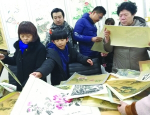 燕京书画社厂甸庙会玩出文化味儿