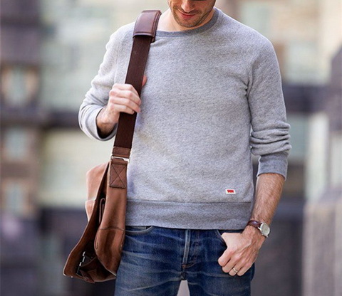 看包识男人，包跟衣服得这么配