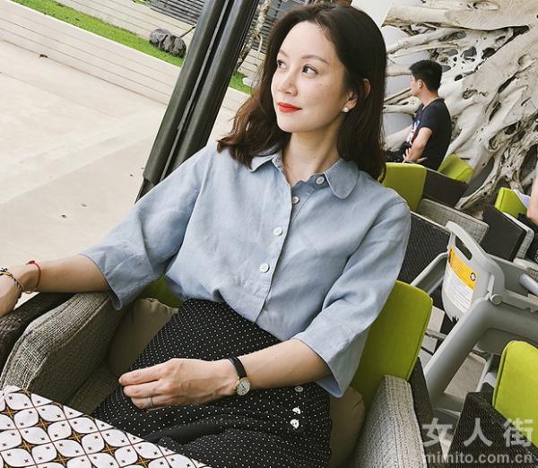 夏日衬衫穿搭示范，时髦感爆棚小妖精