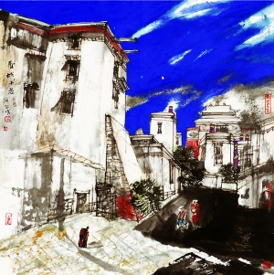 张留成：藏地山水画的歌者