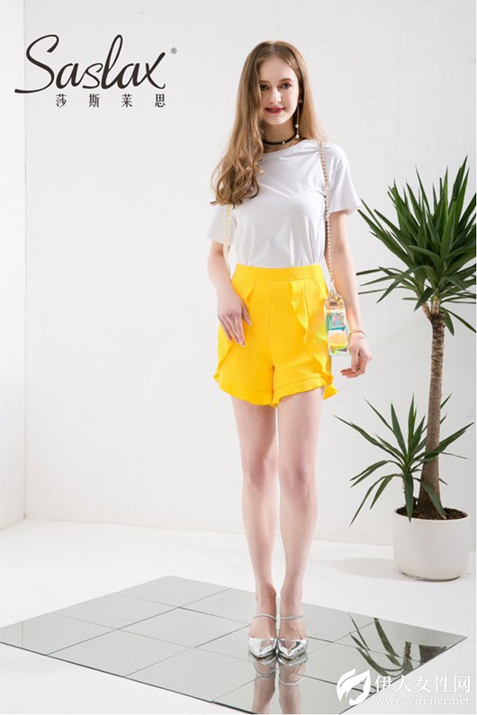 夏天穿黄色才是正经事 穿上莎斯莱思女装更甜美更有气质