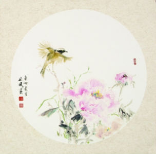 刘延风花鸟精品展亮相新加坡