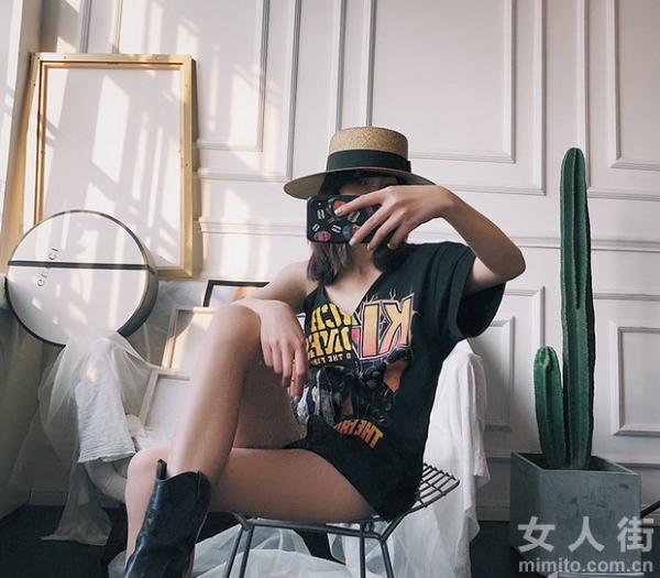 今夏流行指南,欧美风T恤的百变风格