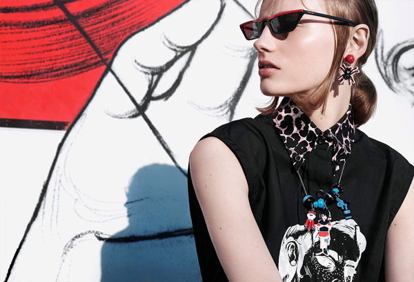 模特与个性配饰之间的故事