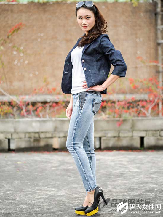 上身见效果 酷美思美腿牛仔裤怎么穿都显瘦还百搭