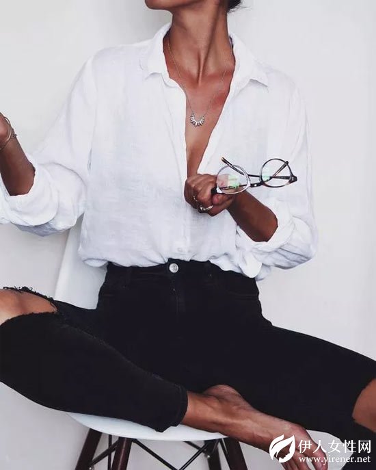 新申亚麻大师 女神的亚麻白衬衫 怎么搭都时髦