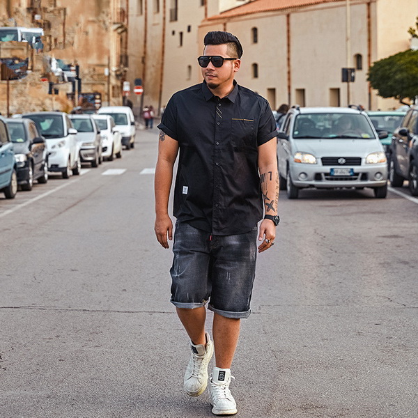 超实用示范：高胖男生夏日如何穿衣搭配