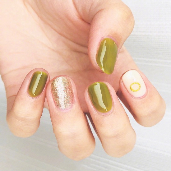 初秋美甲款式推荐 半透明感晕染美甲