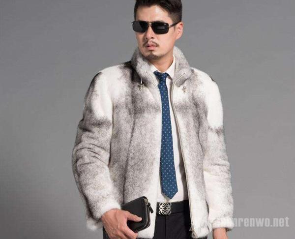 霸气十足的男士貂皮大衣 秋冬保暖与时尚的最佳选择