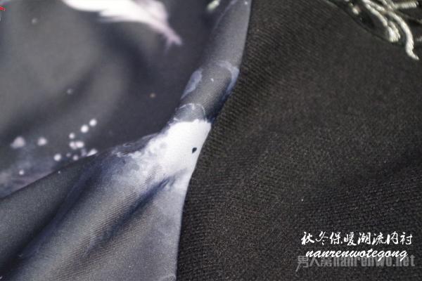 “一路有你”小鹿刺绣毛衣线衣 秋冬时尚拼接针织上衣