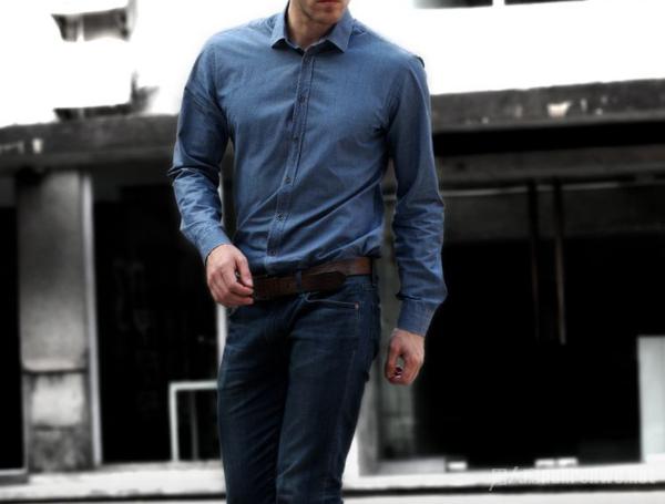 夏季必备的深蓝色衬衫 营造你满满的男人魅力