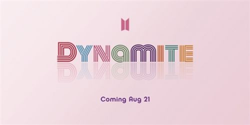 防弹少年团公开8月21日发售新单曲《Dynamite》LOGO