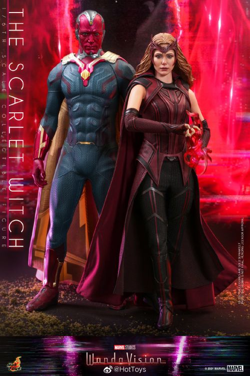 Hottoys推出《旺达·幻视》“红女巫”和“幻视”人偶手办